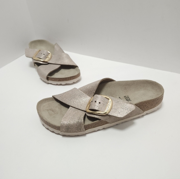 Birkenstock Shoes - Birkenstock Siena Big Buckle Womens Sandals Size 7 EU 38